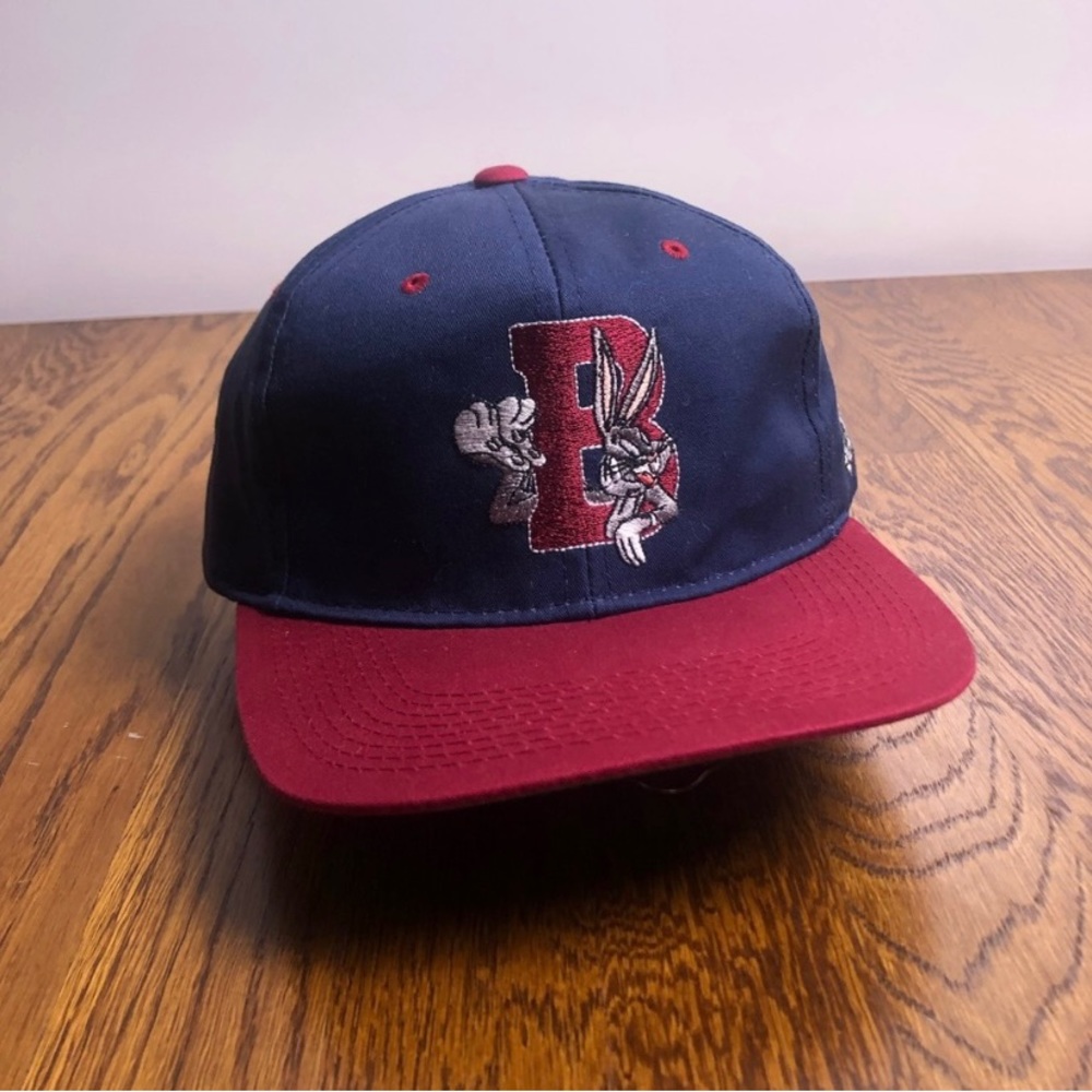 Bugs Bunny Logo Spell Out SnapBack Baseball Hat